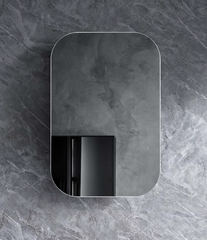 Eric Collection Round Corner Shaving Cabinet 600x900mm