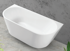 1300mm Hannah Back to Wall Bath Tub