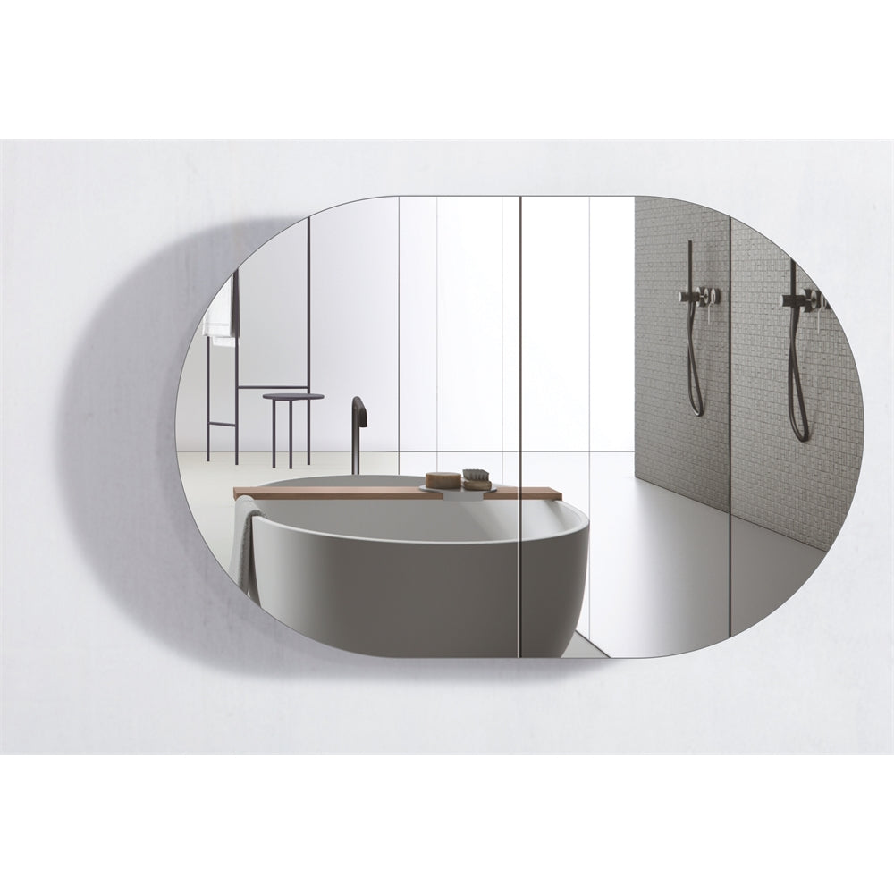 Amber Collection Oval Shaving Cabinet 900mm-1500mm