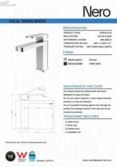 CELIA Basin Mixer Builders Range