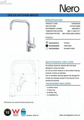DOLCE Square Shape Kitchen Mixer