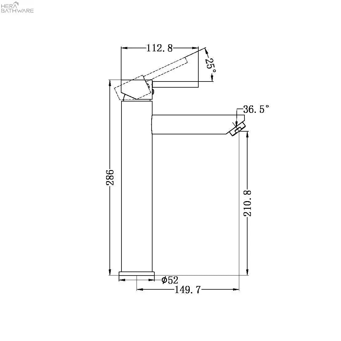 DOLCE Tall Basin Mixer