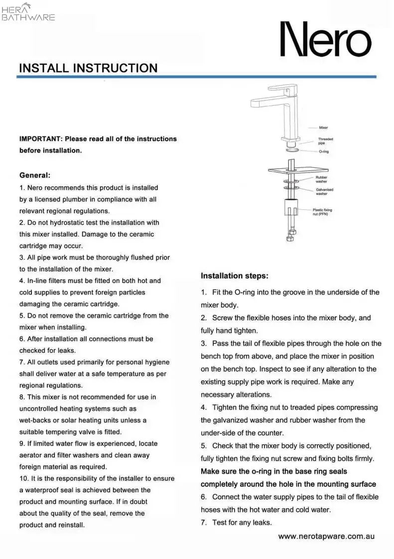 ECCO Basin mixer