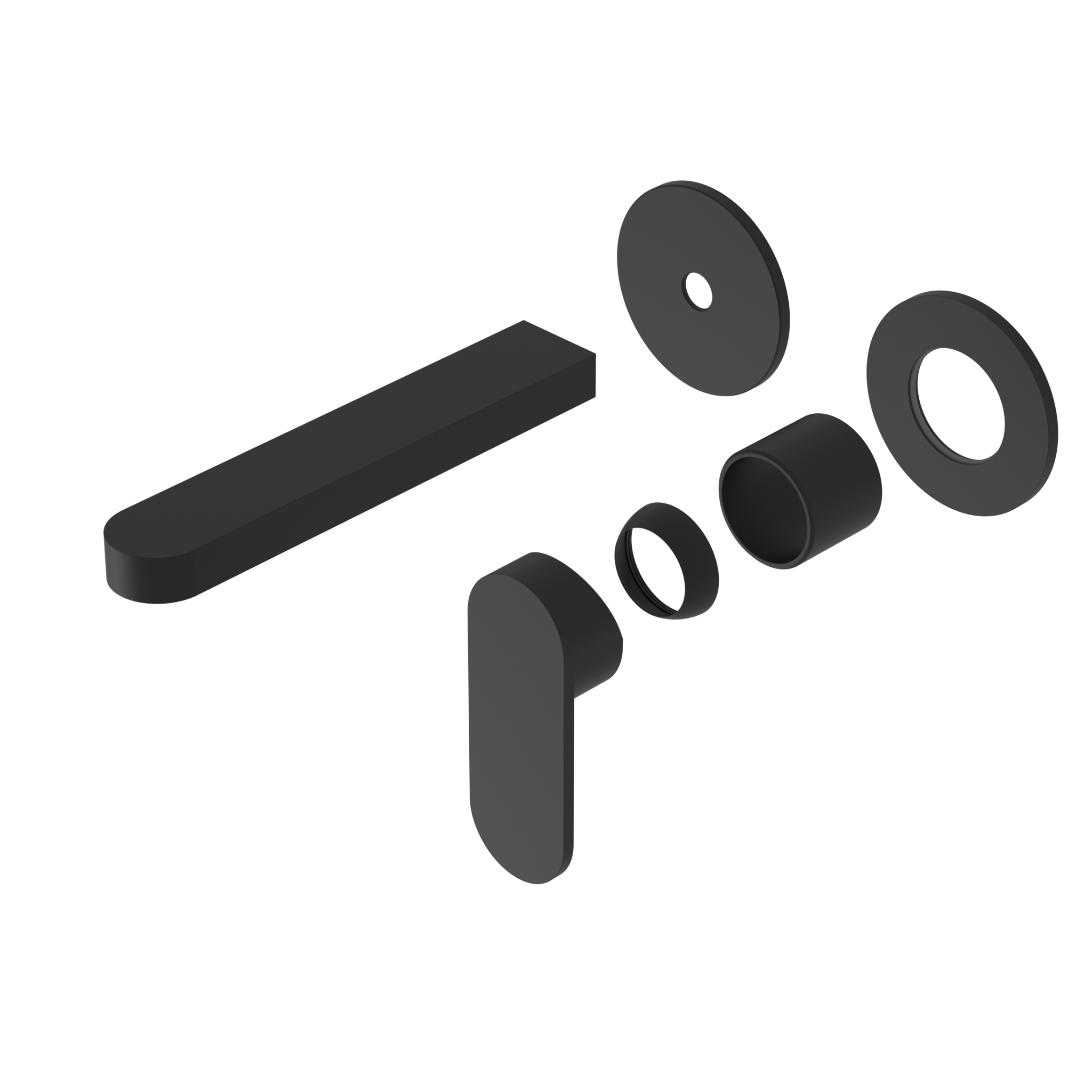 Ecco Wall Basin/Bath Mixer Seperate Trim Kits Only