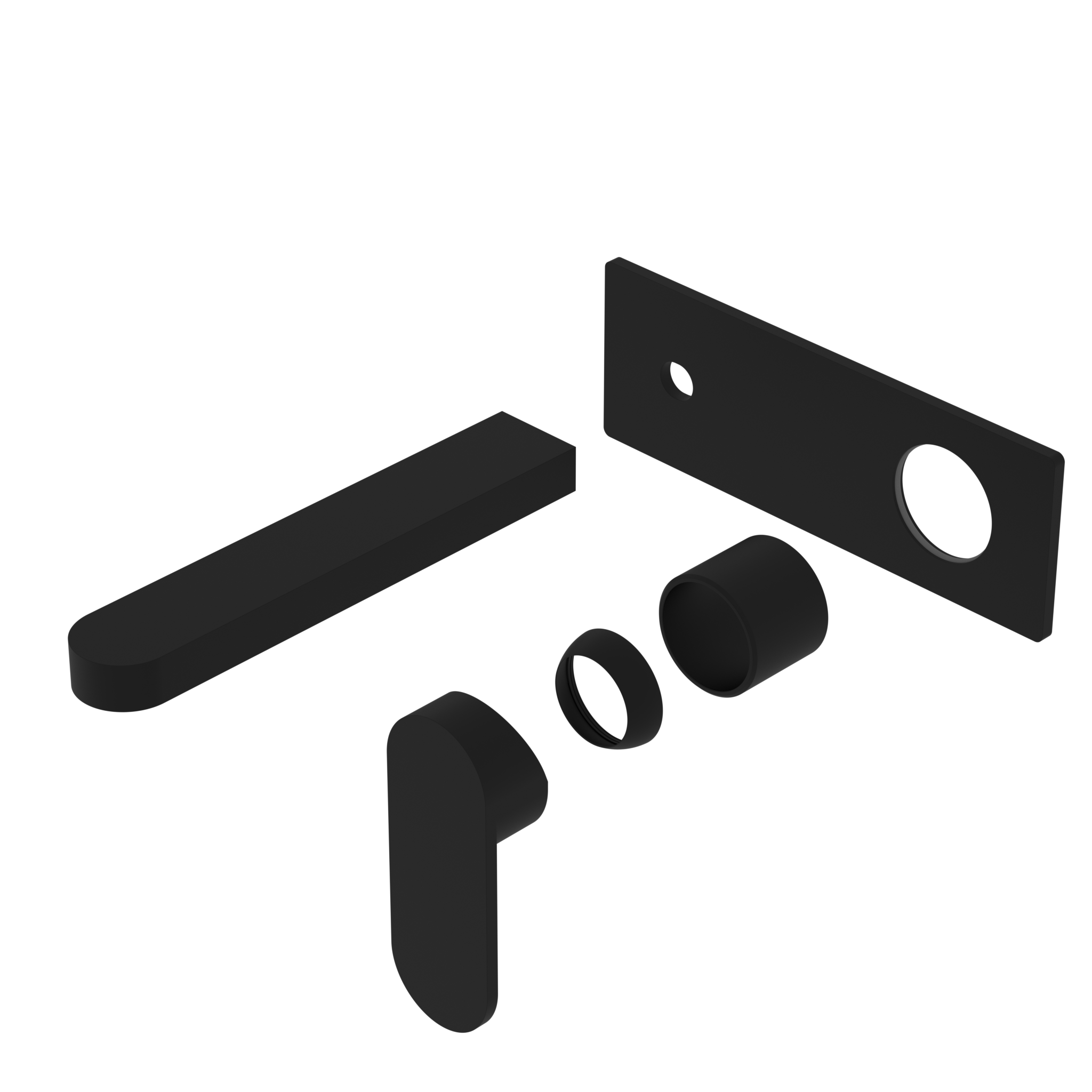 Ecco Wall Basin/Bath Mixer Trim Kits Only