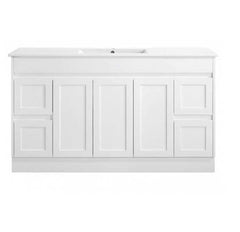 Quinn Free Standing Vanity with Double Bowl Top - 1500mm
