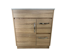 OJS-D-750 Floor Standing Silver Handles Vanity