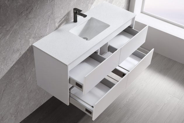 Yoko Wall Hung Vanity 1500mm Double Bowl Top
