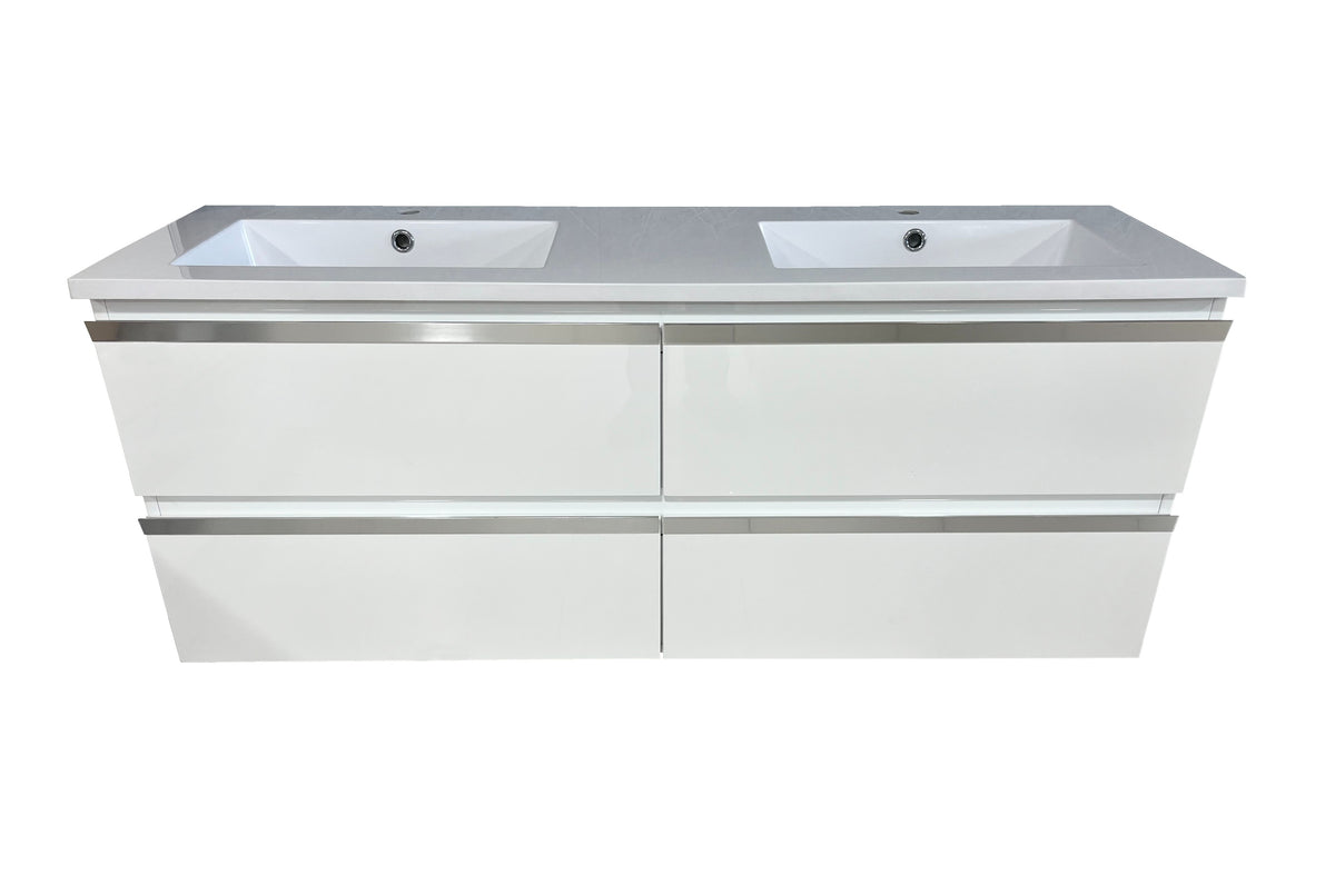 OJS46-1500  Double Draw Wall Hung Vanity