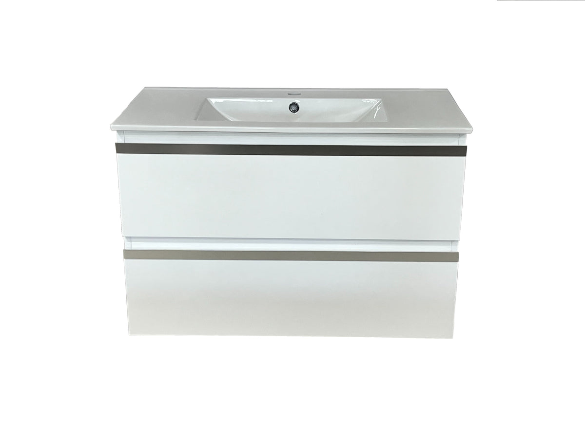 OJS46-900  Double Draw Wall Hung Vanity