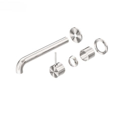 Mecca Wall Basin/Bath Mixer with Seperate Plate Handle up Trim Kits Only