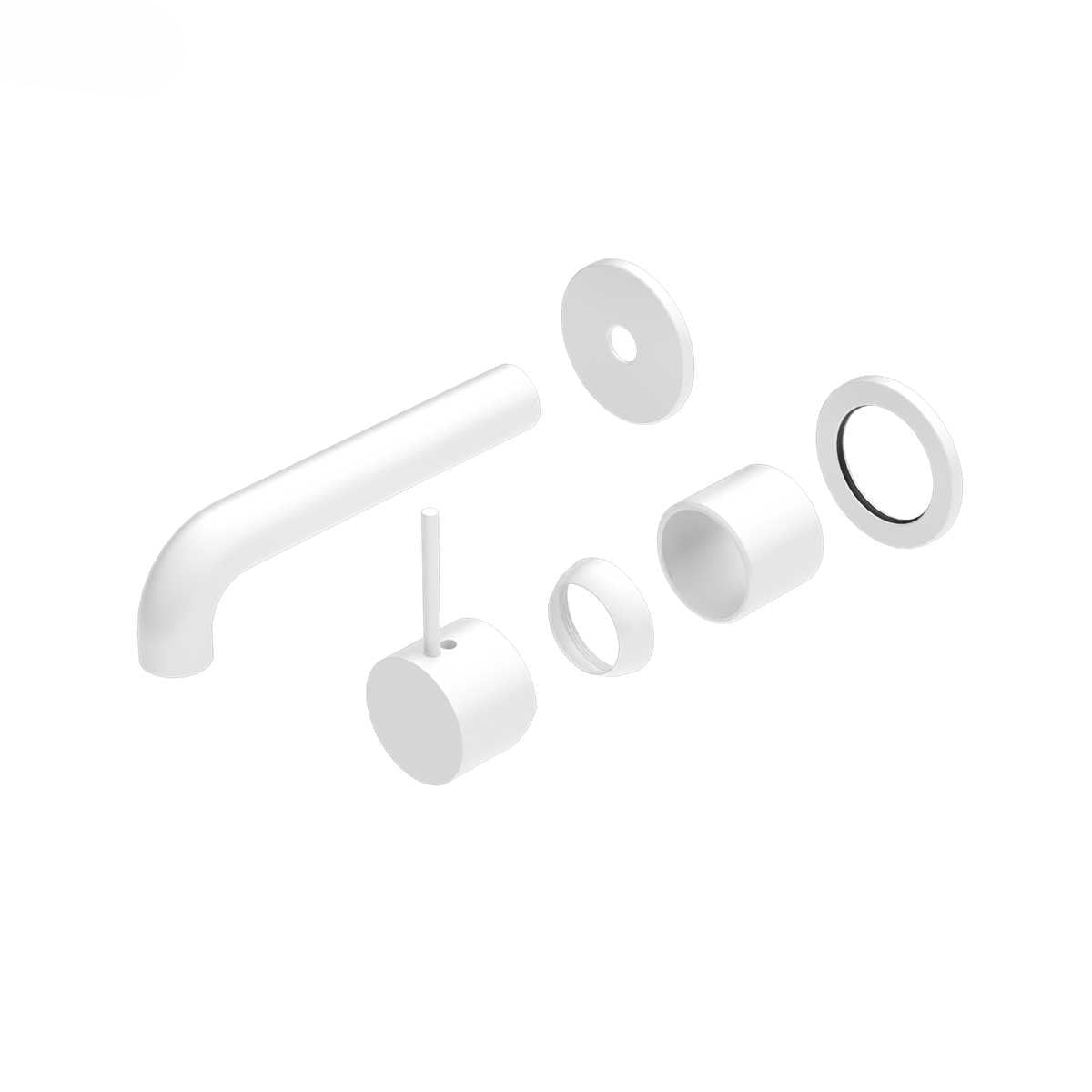 Mecca Wall Basin/Bath Mixer with Seperate Plate Handle up Trim Kits Only