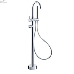 NOVA/Mecca Round Floor Mount Mixer with Handshower