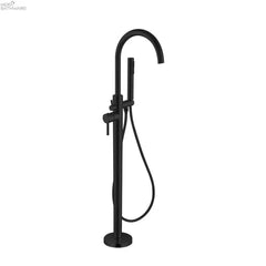 NOVA/Mecca Round Floor Mount Mixer with Handshower