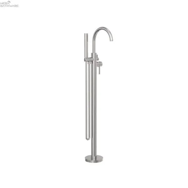 NOVA/Mecca Round Floor Mount Mixer with Handshower