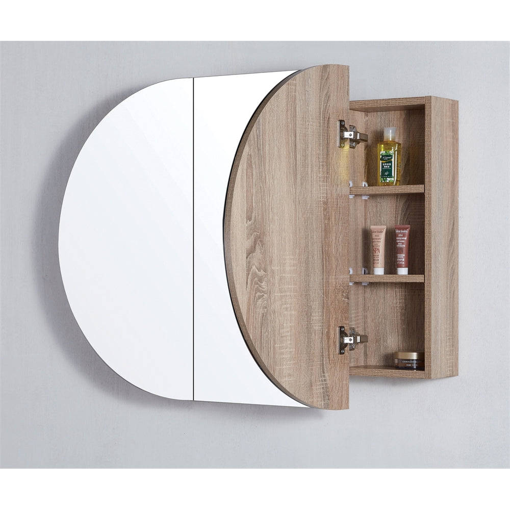 Amber Collection Oval Shaving Cabinet 900mm-1500mm