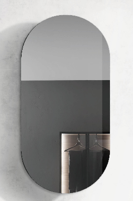 Krystal Pill Oval Shape Shaving Cabinet