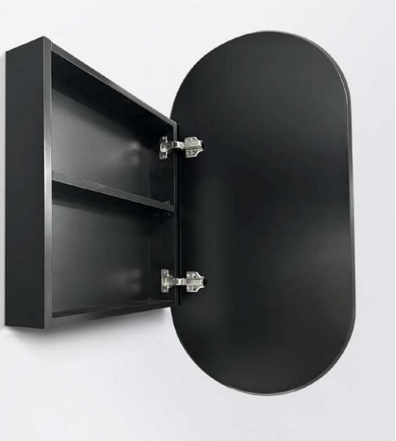 Krystal Pill Oval Shape Shaving Cabinet