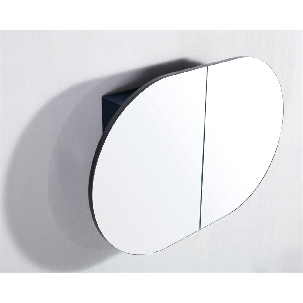 Amber Collection Oval Shaving Cabinet 900mm-1500mm