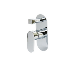 OVAL Wall Mixer with Diverter