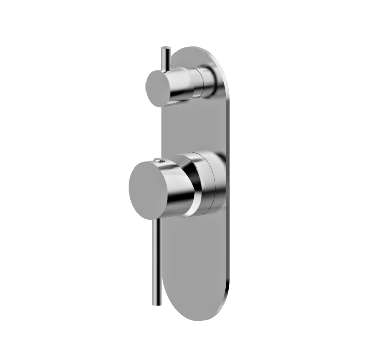MORGAN RUND Wall Mixer and Diverter