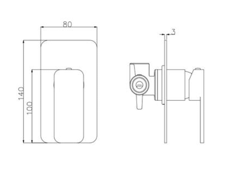 KASTEN Wall Mixer