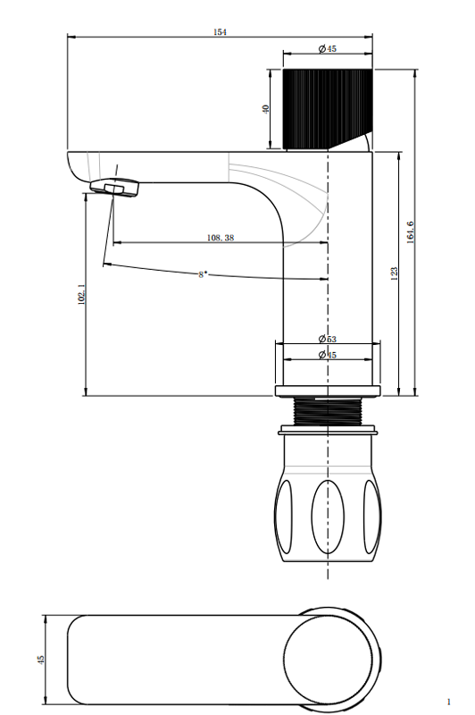 QI LUXUS Basin Mixer