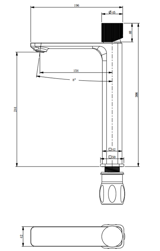 QI KASTEN Tall Basin Mixer