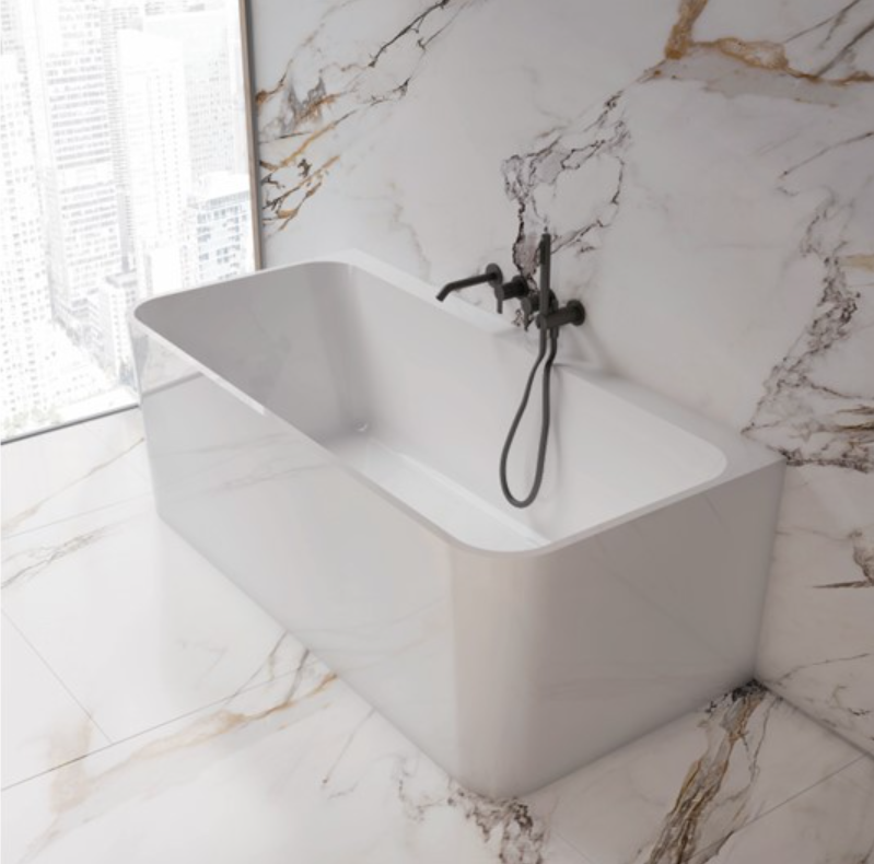 Helix Back to Wall Bath Tub 1500*700*600mm