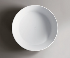 1500mm Arcadia Free Standing Round Grooved Bath Tub