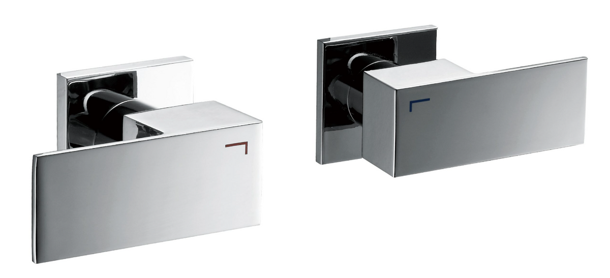 Splize 1/4 Turn Square Wall Taps
