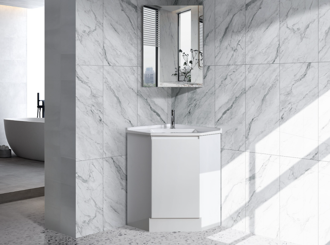 Corner Floor Standing Corner Vanity