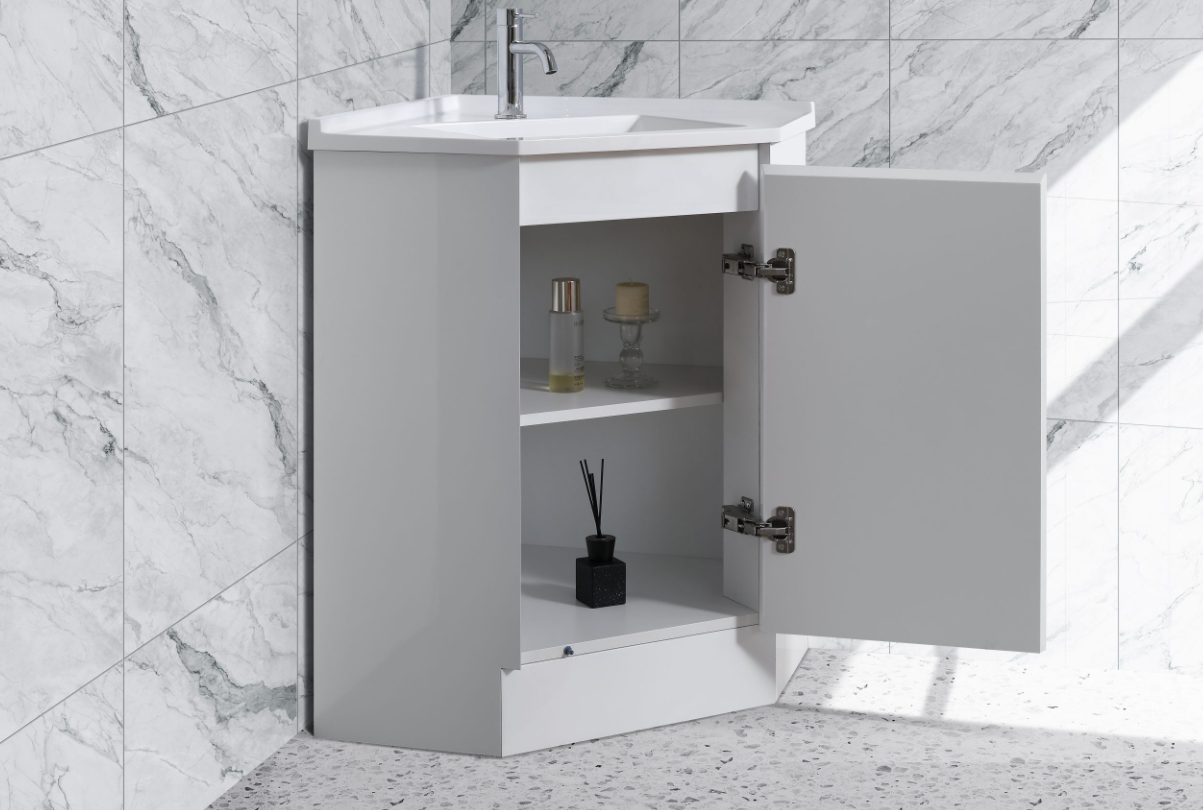 Corner Floor Standing Corner Vanity