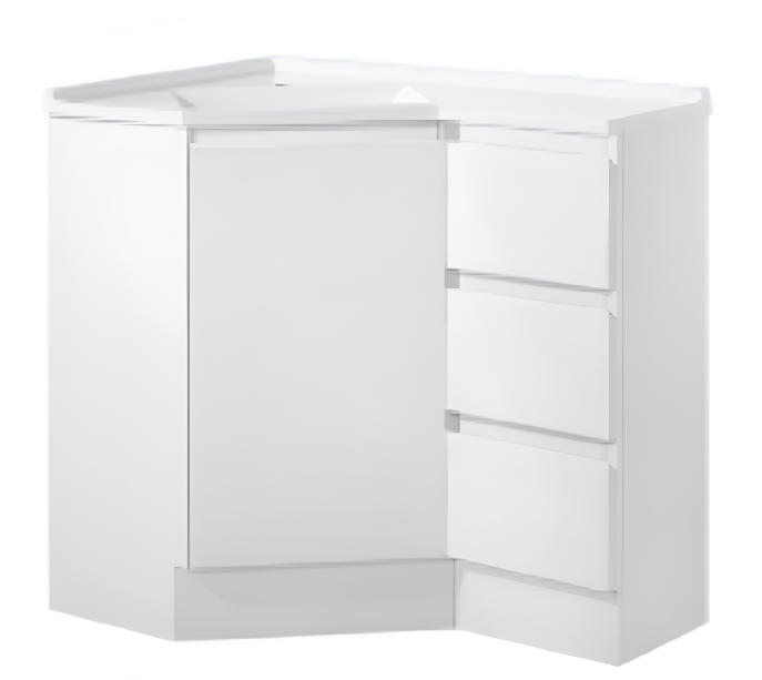 Corner Floor Standing Corner Vanity
