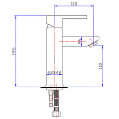 PSS2003 Rosa Basin Mixer