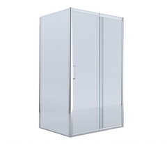B6-SLD Miramar Semi Framed Sliding Door Shower Screen Set