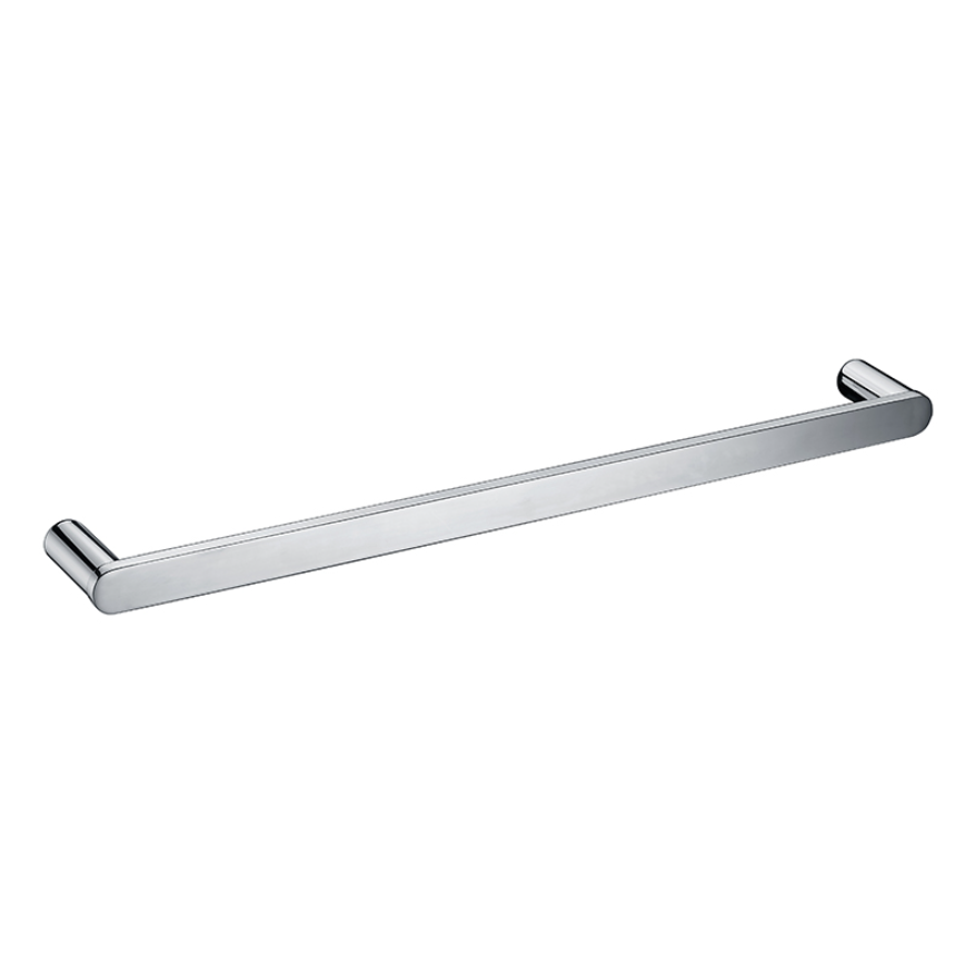 BK2301-800 – SS RUND Single Towel Rail 800MM