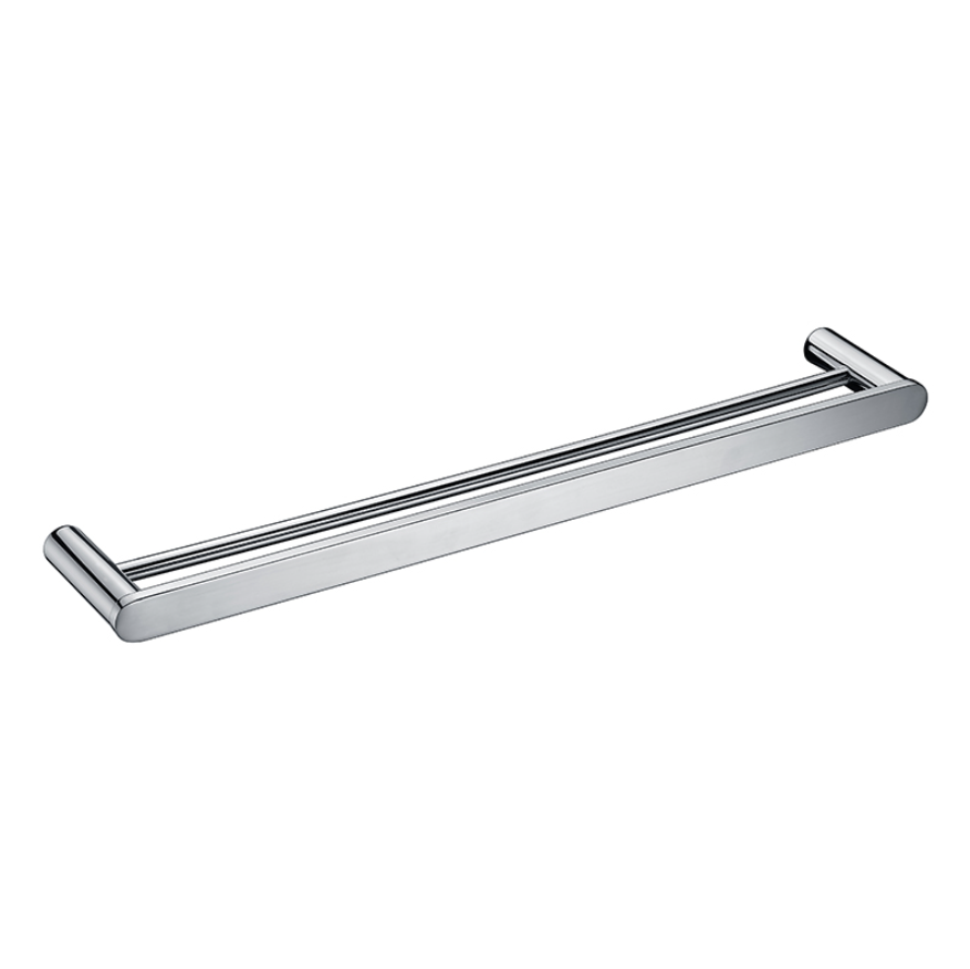 BK2302-600 – SS RUND Double Towel Rail 600MM
