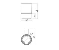 BK2304 – SS RUND Tumbler Holder