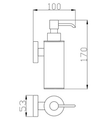 BK432 – RUND Soap Dispenser