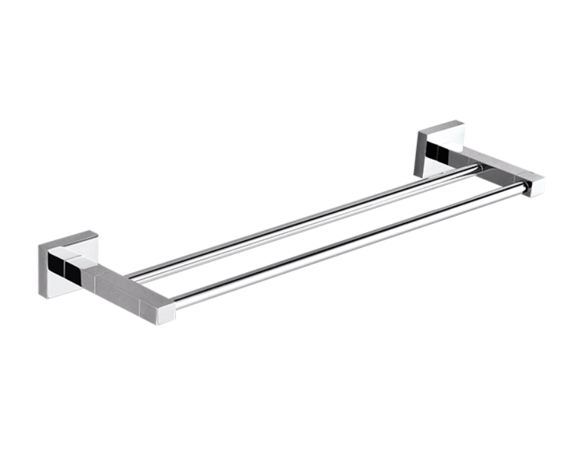 BK501-750 – ECKIG Double Towel Rail 750MM