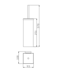 BK529 – ECKIG Luxury Toilet Brush