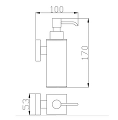 BK532 – ECKIG Soap Dispenser