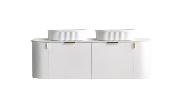 Plateau 1500mm Wall Hung Vanity Double Top