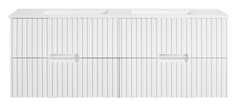 Elena Wall Hung Vanity - 1500mm Double Bowl Top
