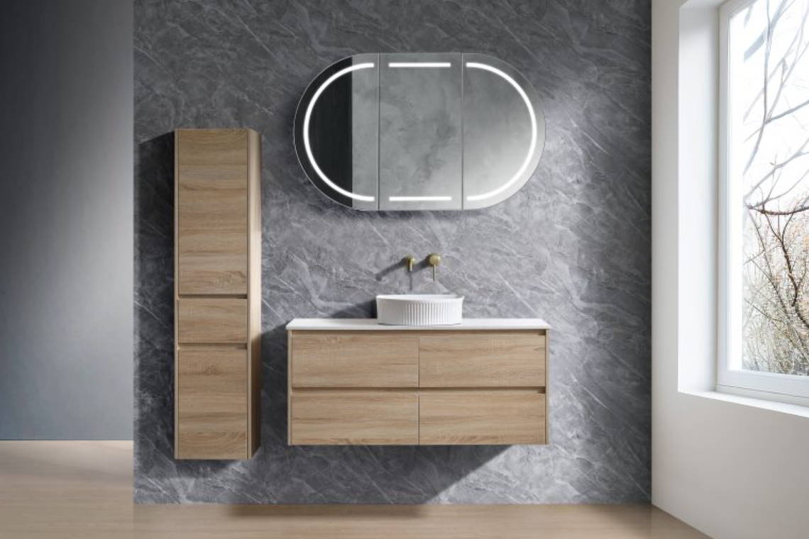 Mina Wall Hung Vanity 600mm