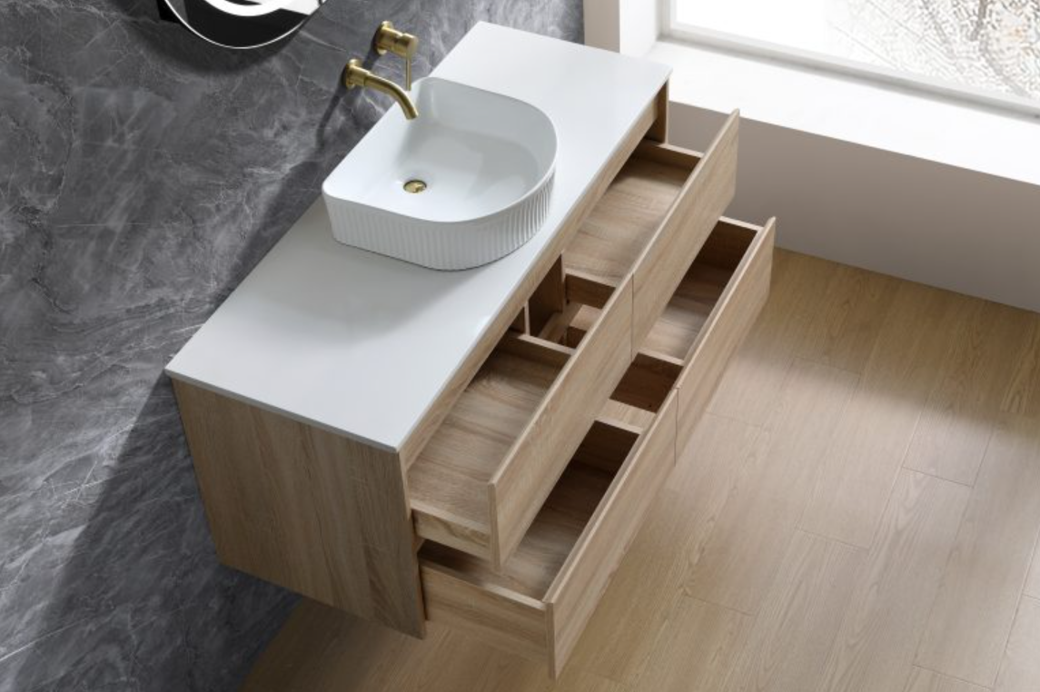 Mina Wall Hung Vanity 600mm
