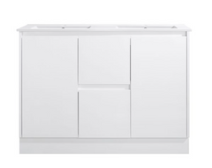 Sammy Freestanding Vanity 1200mm Double Bowl Top