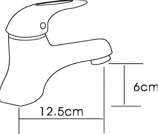 K72B Basin Mixer - Chrome