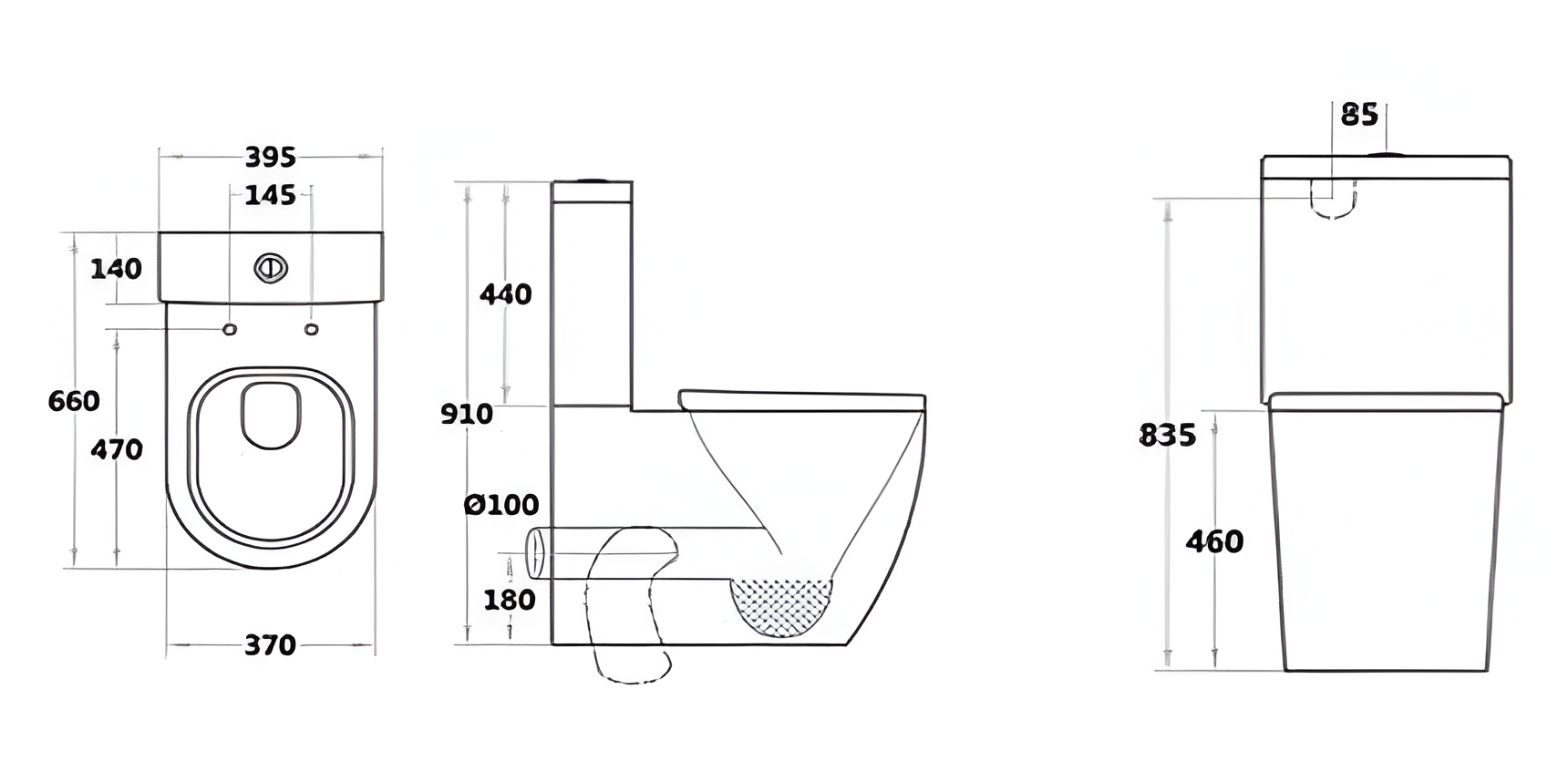 Juve Elevated Toilet Suite